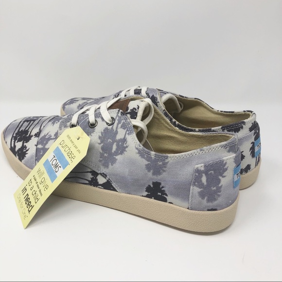 New Toms Paseos Blue Palm Trees - Picture 5 of 8
